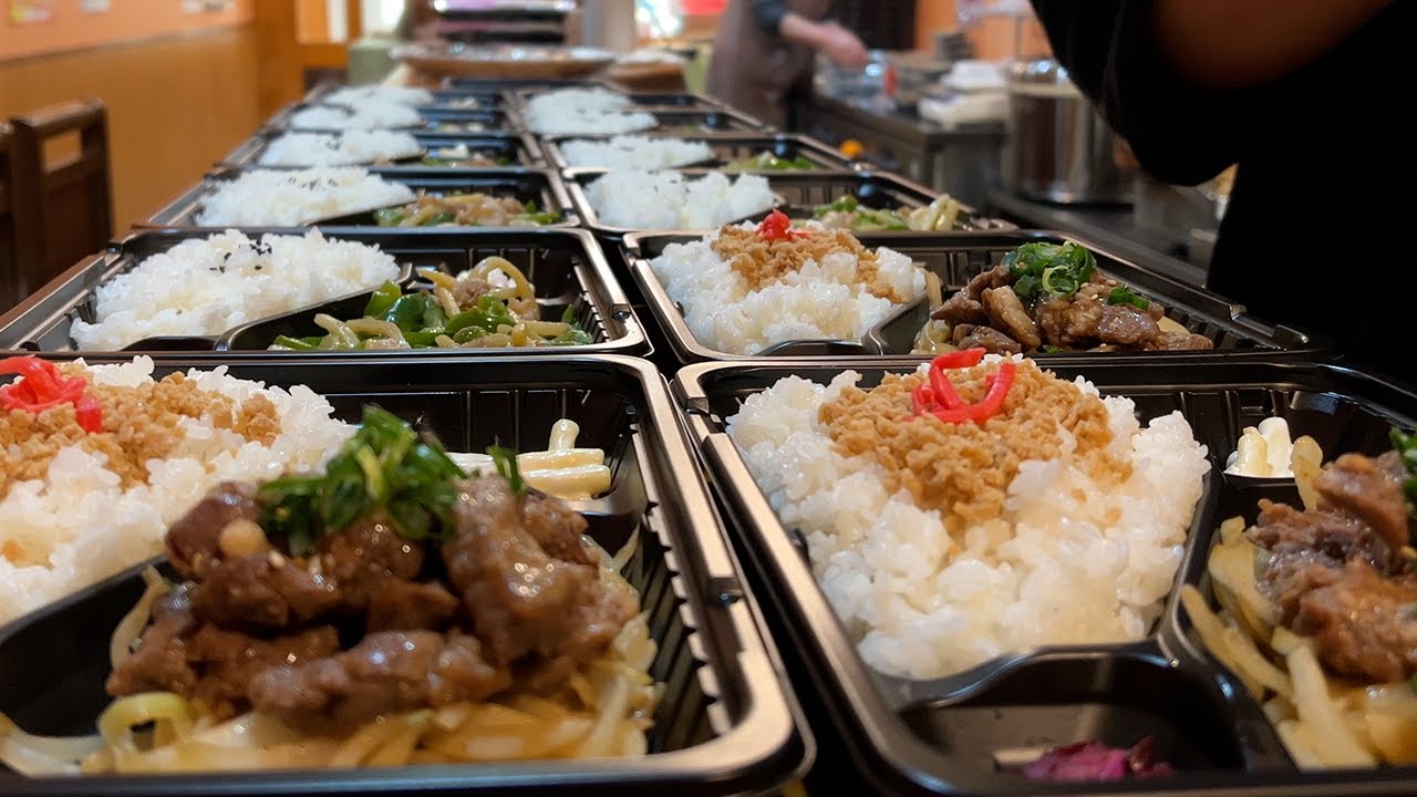 店内飲食でも200円!!【大阪/京橋】激安200円弁当を作り続ける理由とは!?【三代目かっちゃん】麻婆豆腐弁当・チンジャオロース弁当・のり弁が200円
