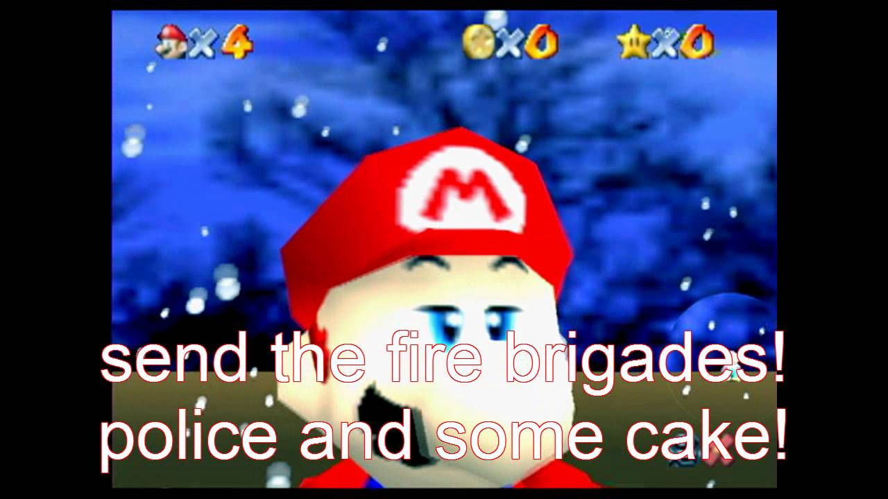 super mario 64 bloopers: italian kidnapping
