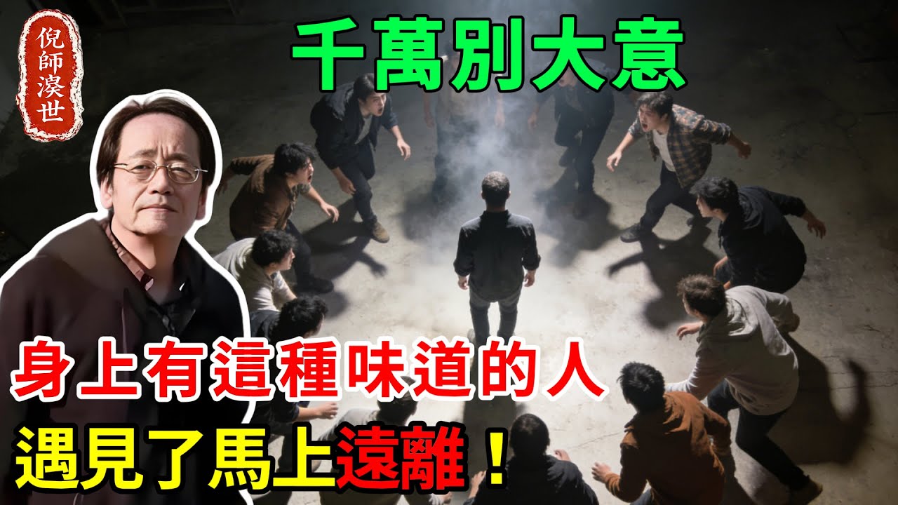 千萬別大意，身上有這種味道的人，遇見了馬上遠離！#倪海廈 #命理 #修行 #心靈暖流 #國學智慧 #因果 #面相 #風水 #陽氣 #辟邪 #轉運