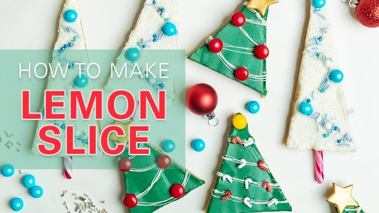 How To Make Easy Christmas Lemon Slice No Bake Desserts | CECILIA VUONG