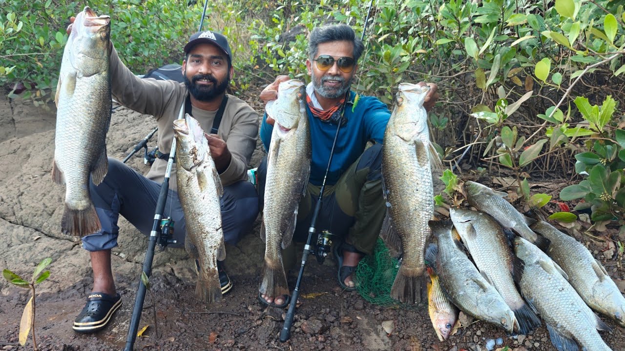 युवक दादांसोबत केली जिताडा माशांची भन्नाट मासेमारी | kokan fishing @crazyaboutfishing 