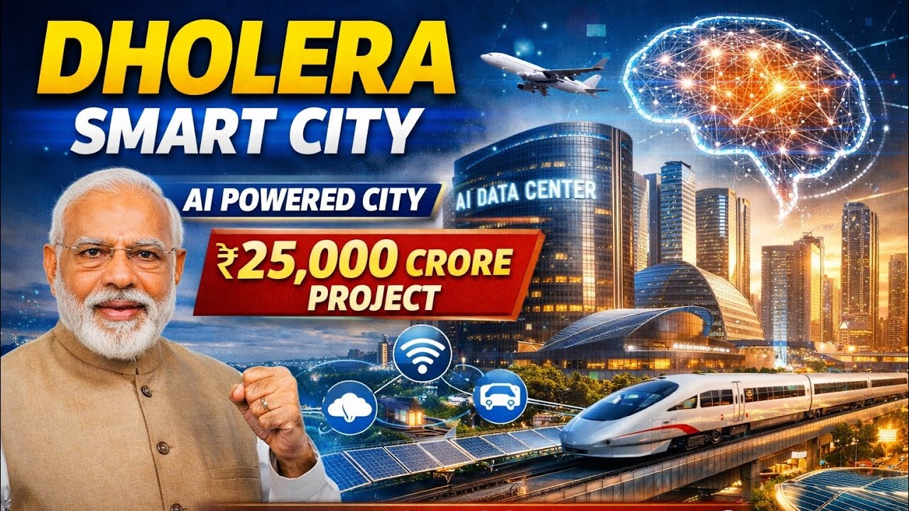 Dholera Smart City Explained 🚀 India&rsquo;s First AI City | Future Silicon Valley? #thepopup 