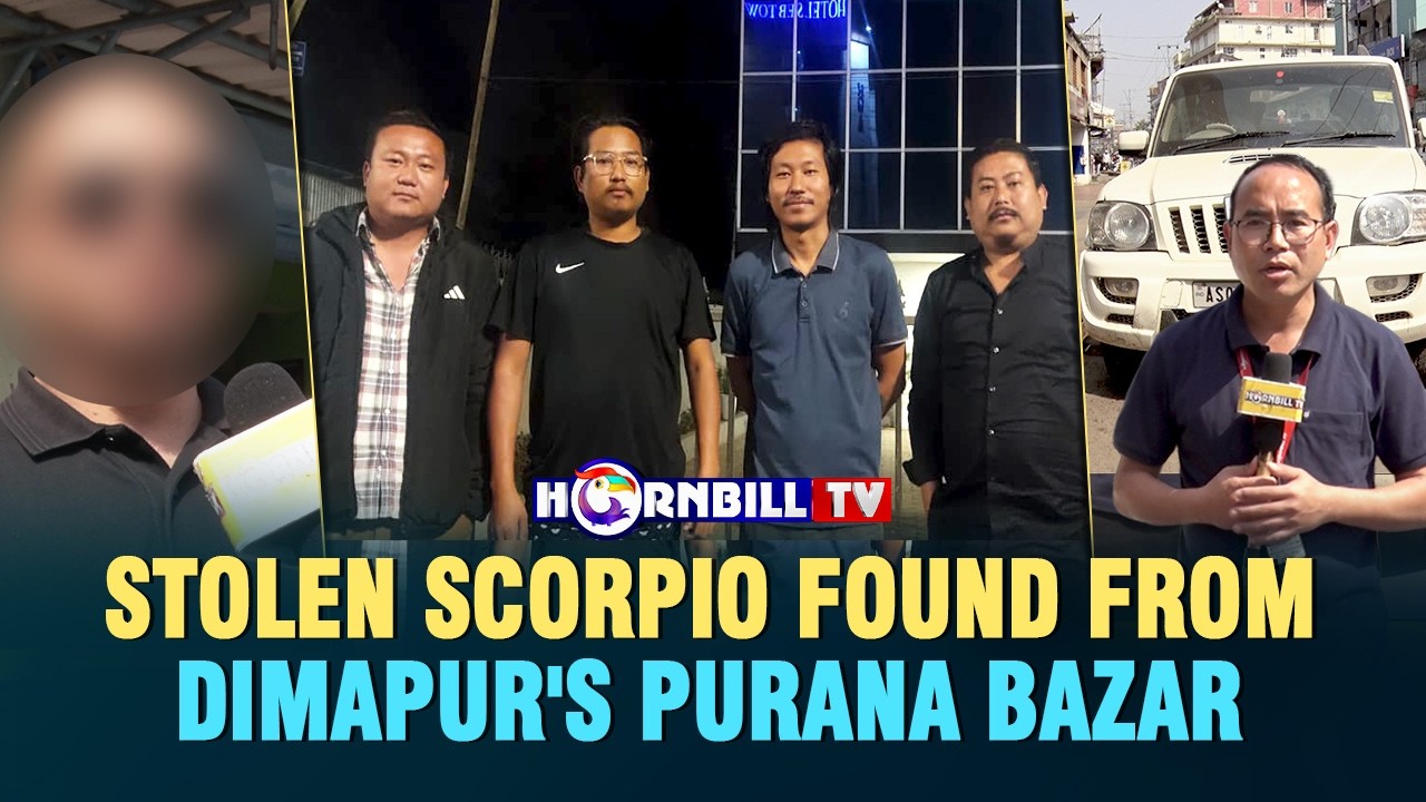 STOLEN SCORPIO FOUND FROM DIMAPUR'S PURANA BAZAR