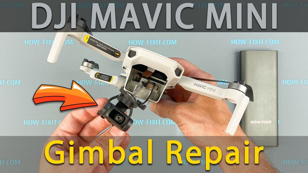 Ремонт подвеса DJI Mavic Mini после падения