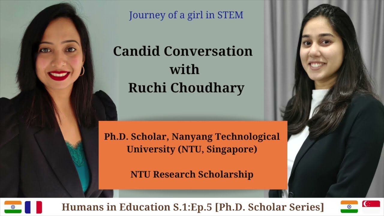 Candid Conversation with Ph.D. Researcher of NTU, Singapore | Ruchi Choudhary