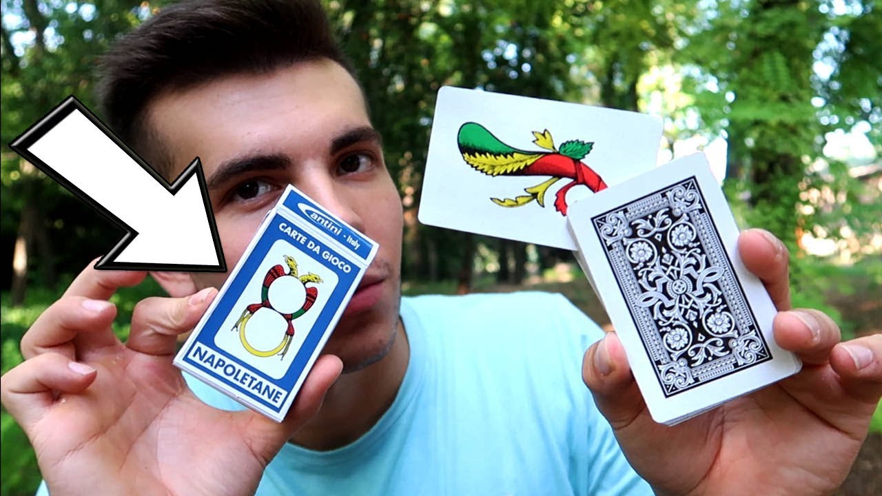VI INSEGNO UNA MAGIA CON LE CARTE NAPOLETANE O DA SCOPA! Magia da fare con ogni mazzo