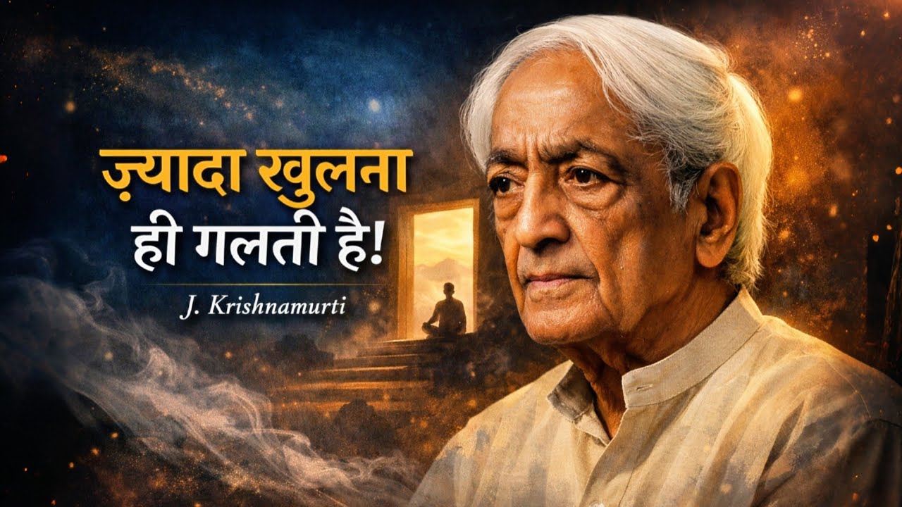 The Hidden Danger of Oversharing — Jiddu Krishnamurti Explains