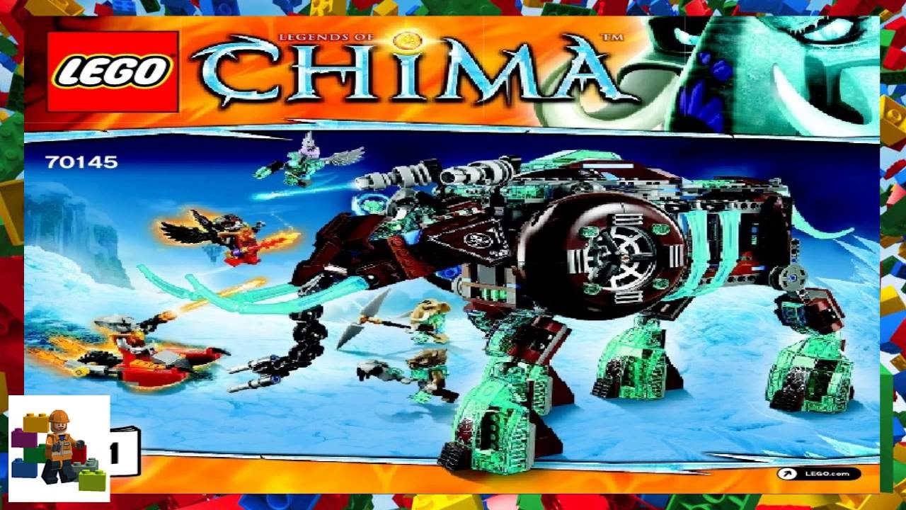 LEGO instructions - Chima - 70145 - Maula's Ice Mammoth Stomper (Book 1)