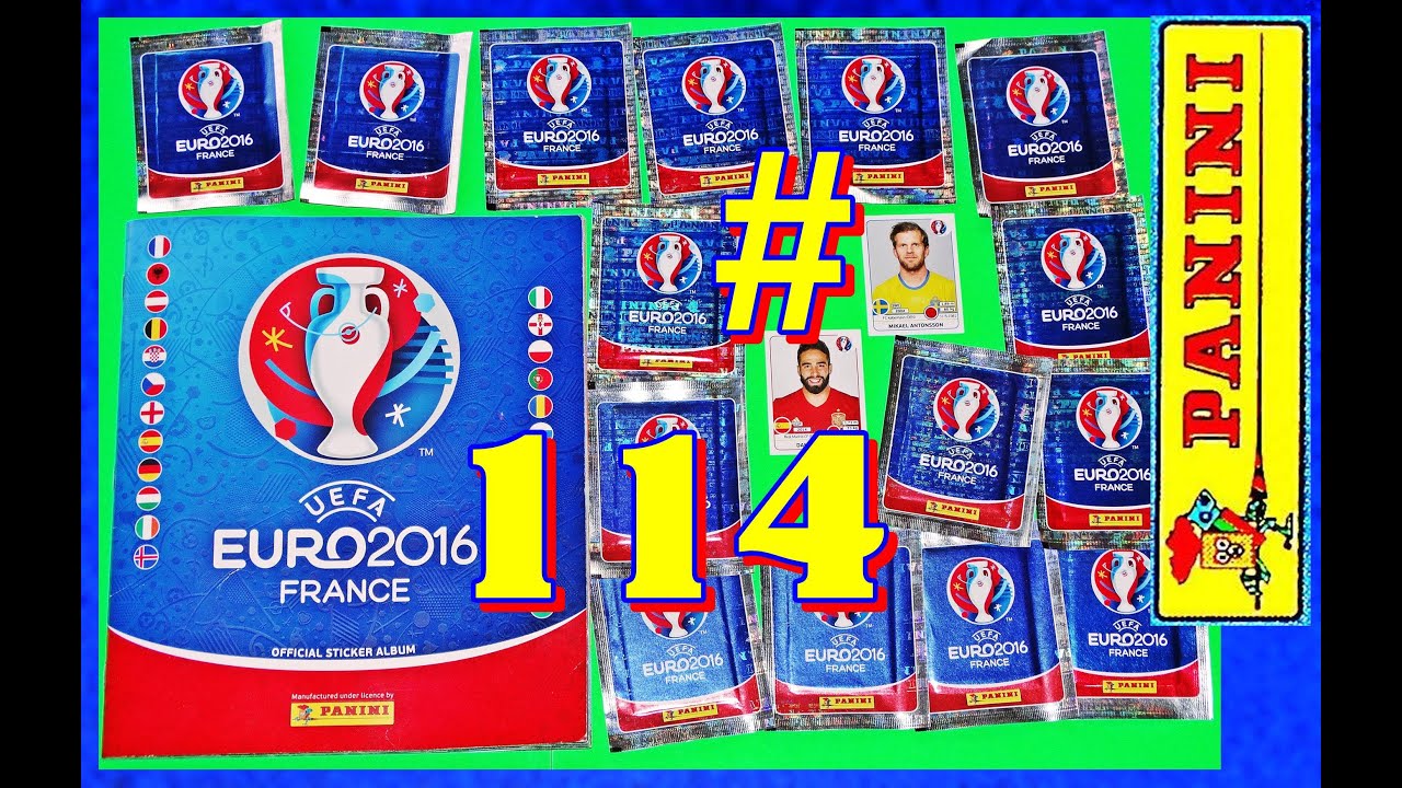 77 new PANINI Sticker UEFA FRANCE EURO 2016 PANINI Frankreich OFFICIAL video Lucky Bag ALBUM EM #114