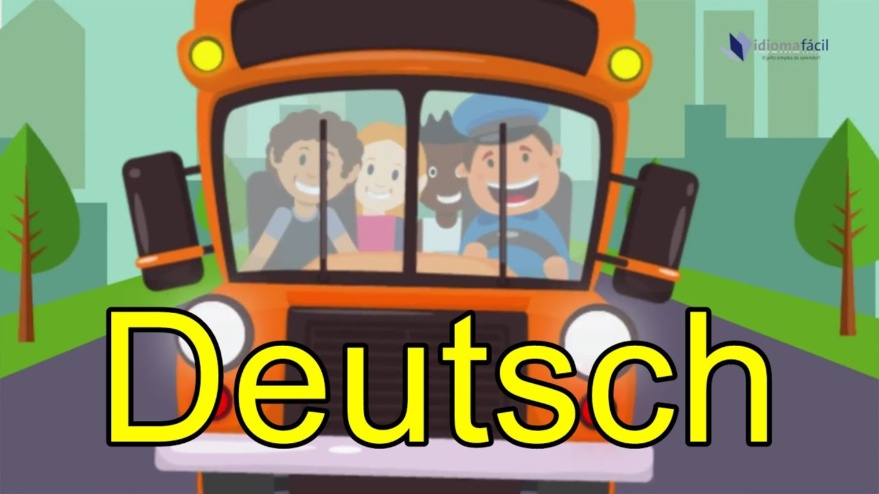 Die R&auml;der vom Bus | The Wheels on the Bus in German | Kinderlieder Deutsch