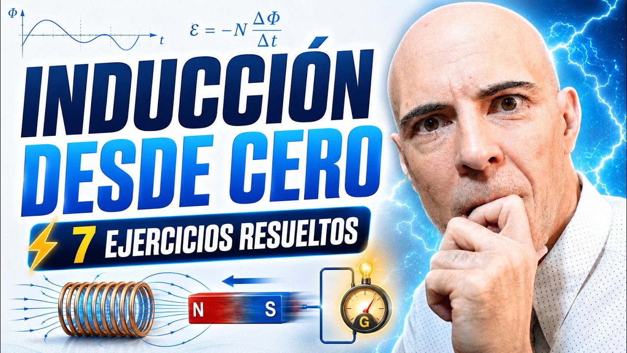 7 PROBLEMAS DE INDUCCI&Oacute;N ELECTROMAGN&Eacute;TICA. Electromagnetismo