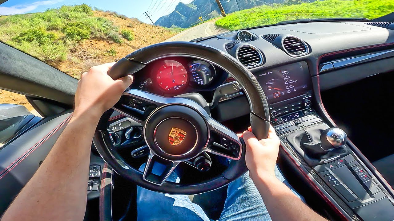 Каково это — водить Porsche Cayman GTS 4.0 2024 года *МКПП* (от первого лица)