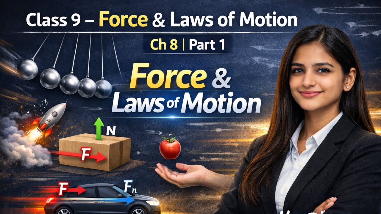 Class 9 Physics Ch- 8 Force and Laws Of Motion Part-1 | Handwritten Notes | CBSE NCERT