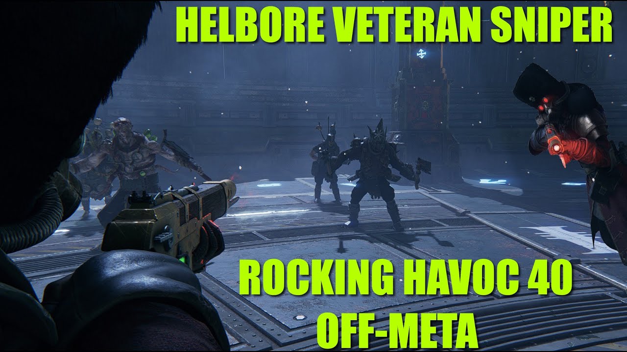 2500 hour veteran going off meta / Sniper Streltsy Havoc 40 Veteran Build Darktide / [No Commentary]