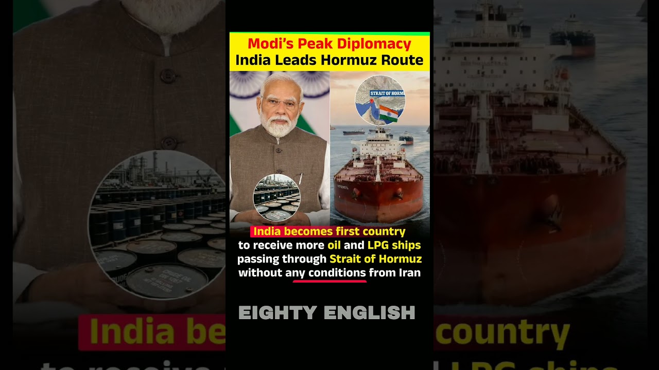 BREAKING NEWS Modi's Peak Diplomacy India Leads Hormuz Route