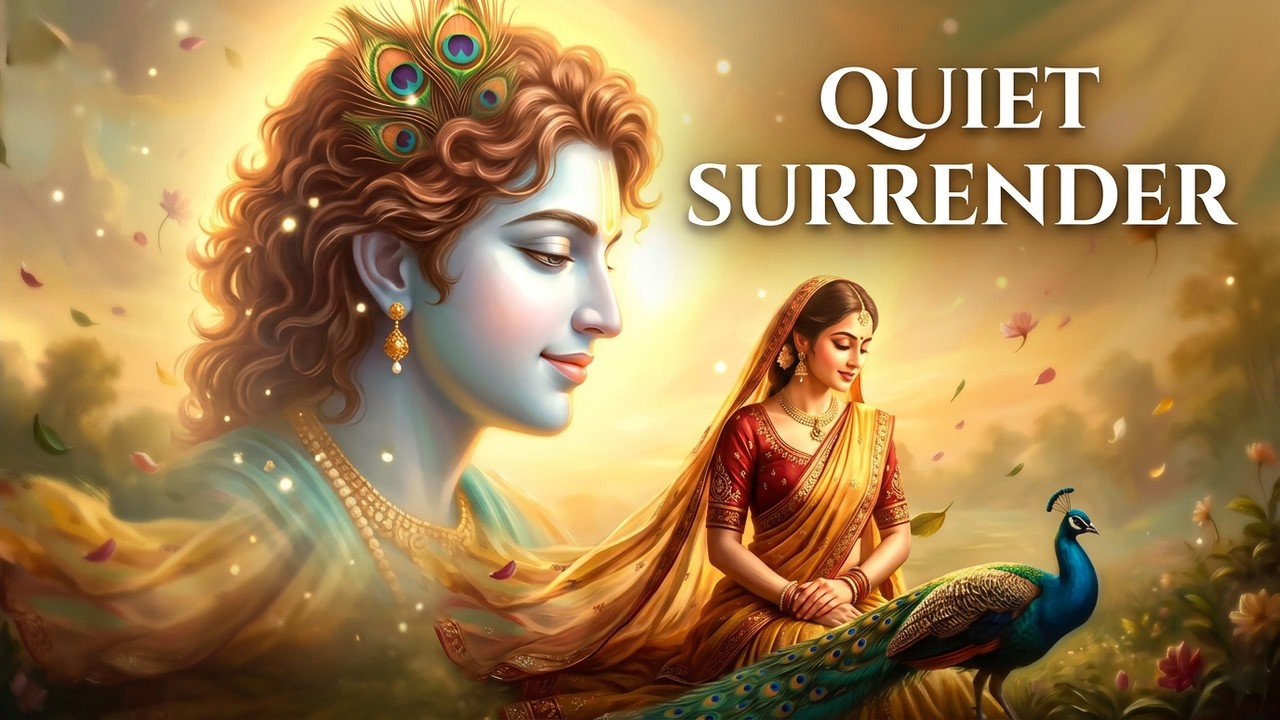 🌼 Peaceful Krishna In My Heart | Pure Bhakti Bhajan | Divine Krishna Song