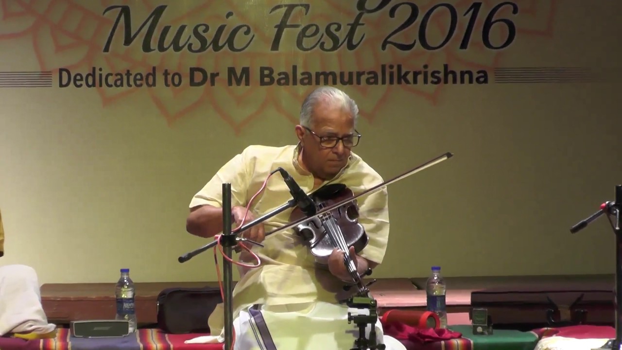 Carnatic Violin  l Prof.T N Krishnan l Global Heritage Music Fest 2016 l Web Streaming