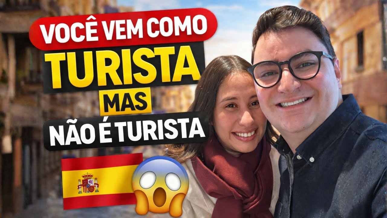 Você Entra Como Turista, Mas NÃO É Turista na Espanha 😱