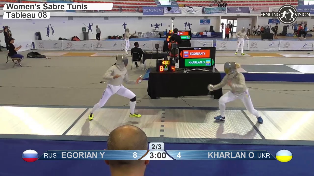 FE 2018 471 T08 01 F S Individual Tunis TUN WC BLUE KHARLAN UKR vs EGORIAN RUS