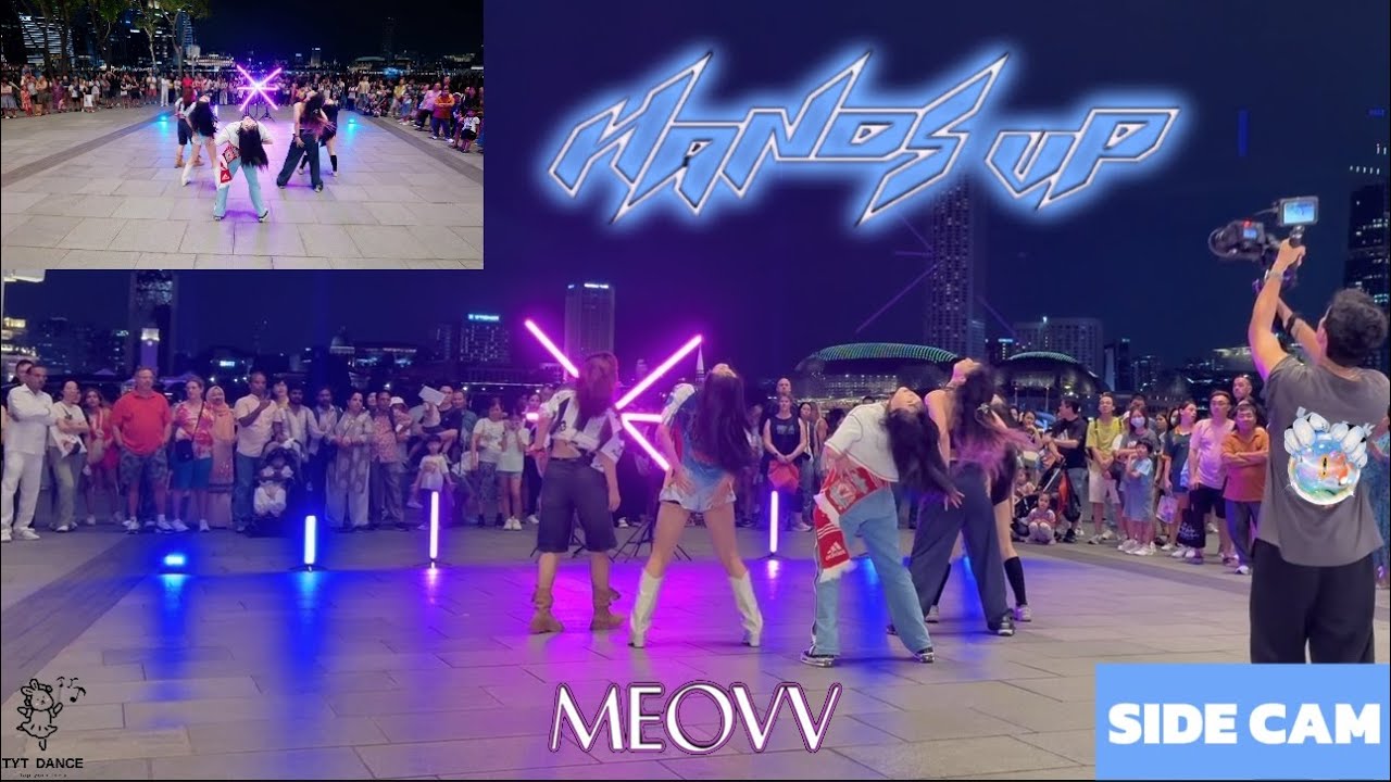[DANCE IN PUBLIC | SIDE CAM] MEOVV - Hands Up in Singapore by TYT DANCE CREW