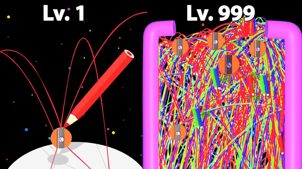 BOUNCE & DRAW - Idle Clicker Games (ASMR Gameplay)