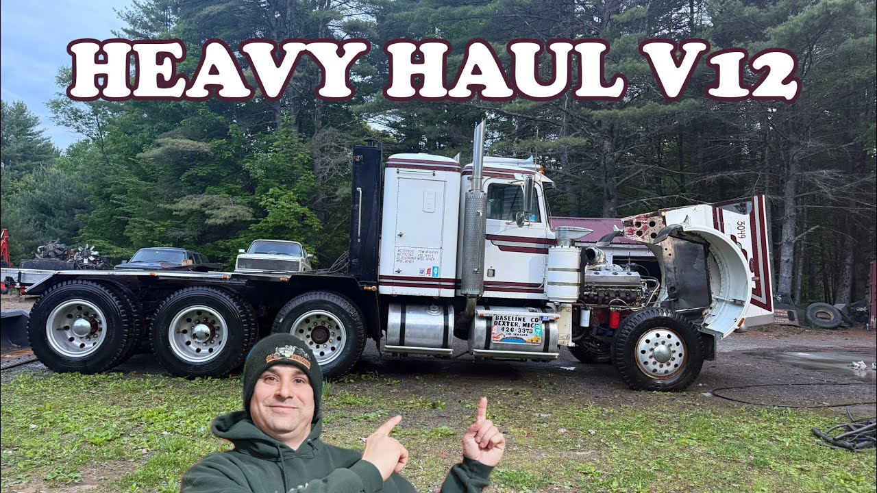Our V12 Heavy Haul Peterbilt begins it's transformation