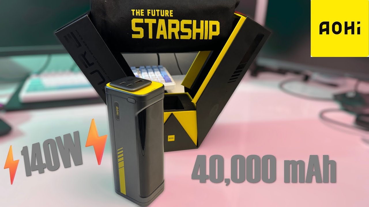 To the Stars! - AOHI STARSHIP 2-IN-1 40,000 mAh Power Bank