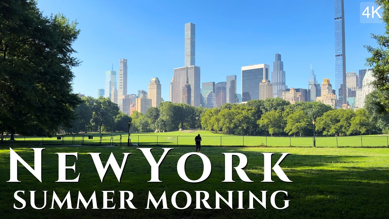 [4K] 🇺🇸 NYC | Walking from the Upper East Side to Lincoln Center | Summer Morning