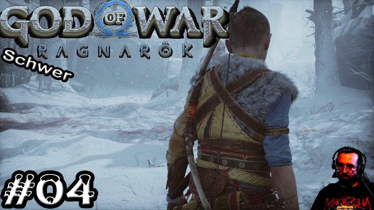 Fimbulwinter 👉God of War: Ragnarök Let's Play [Webcam]★Schwer ★#04★PS5 German👈 | GanonKirby