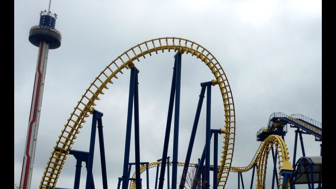 Nighthawk Off-Ride Defunct Carowinds Roller Coaster