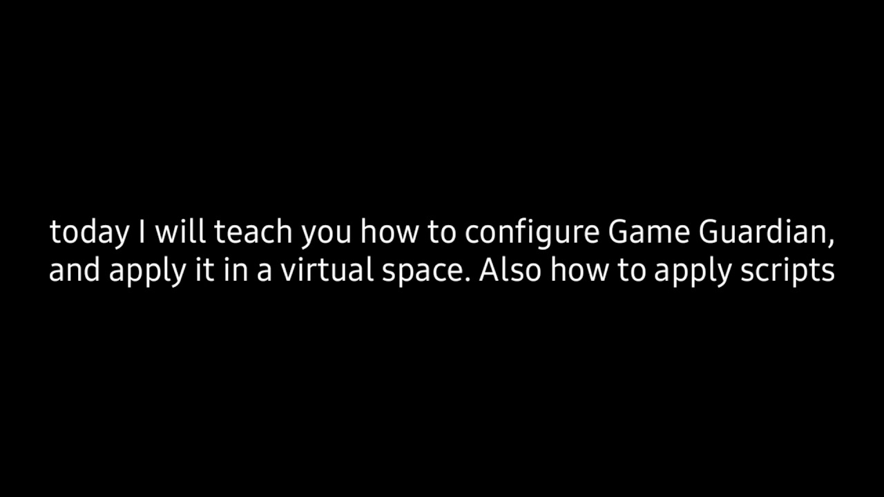 GG tutorial + Virtual space.