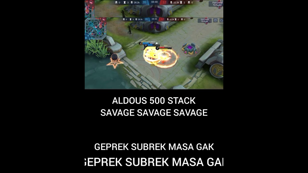 aldous 500 stack 13menit / savage savage savage 🗿