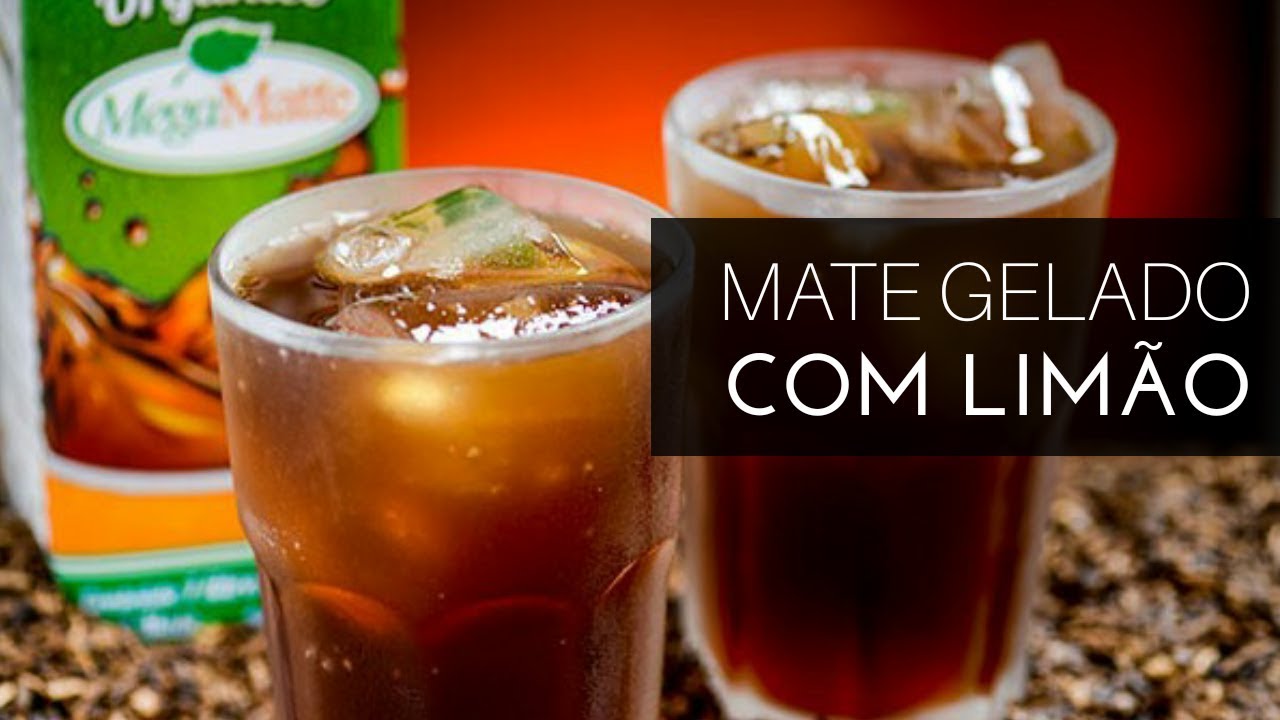 Mate Gelado com Lim&atilde;o Como Fazer