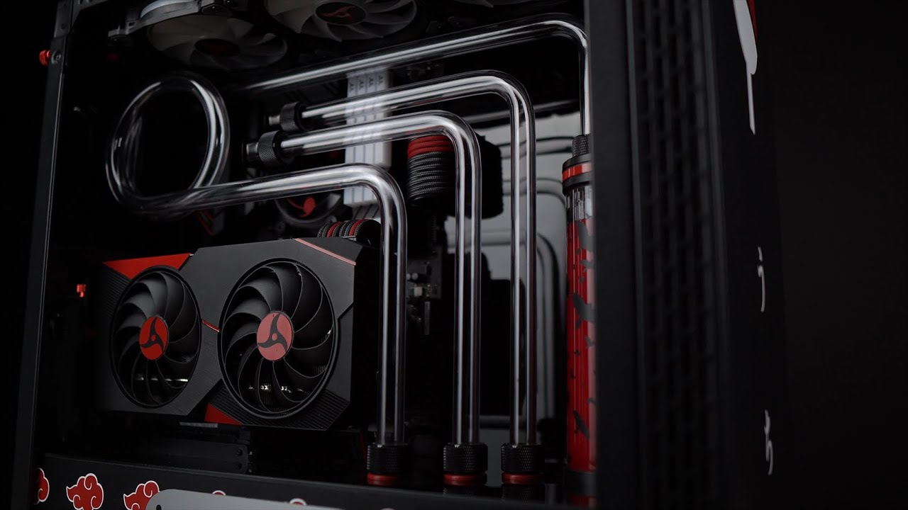 THE CLEANEST! Naruto x Itachi Theme Custom Water Cooled Gaming PC