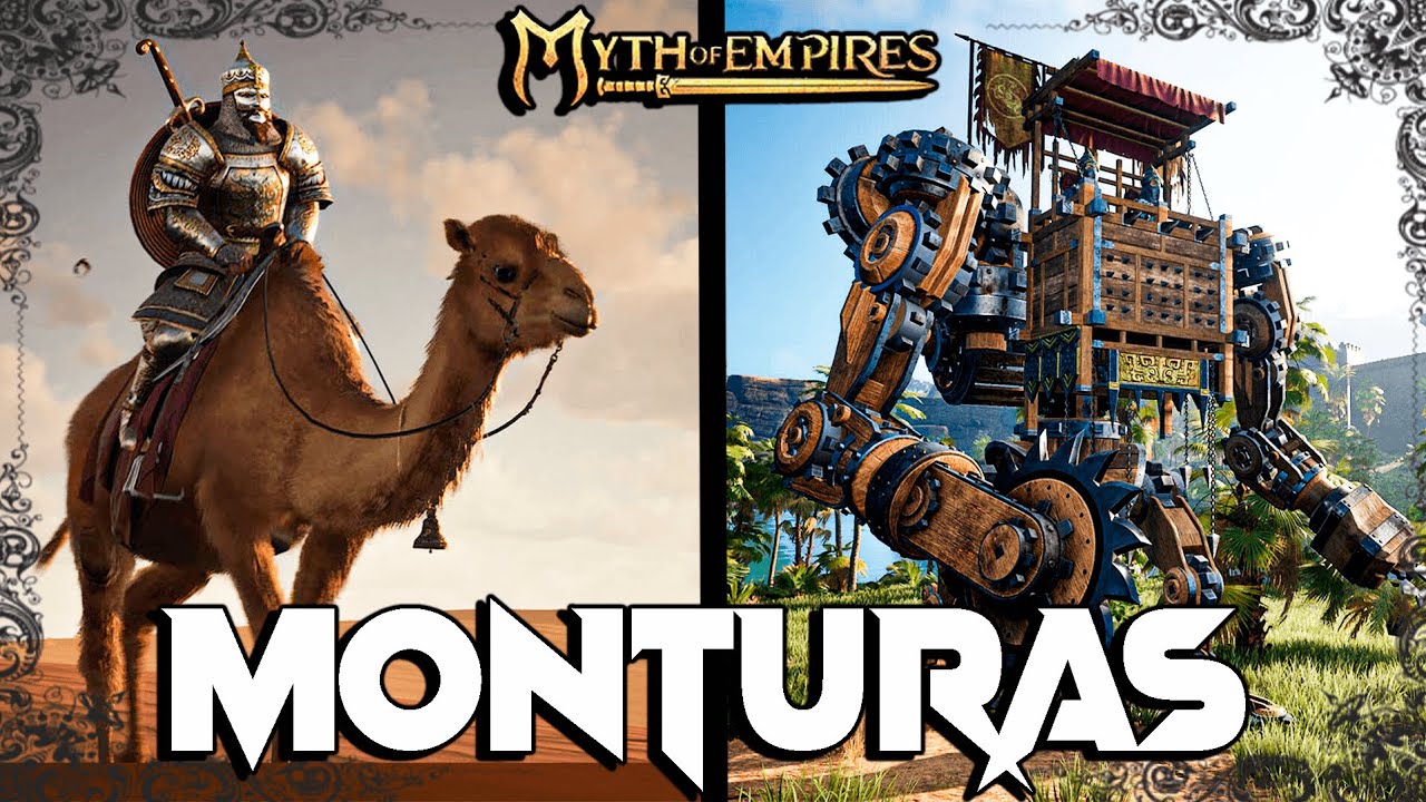 🚀¡TODAS las NUEVAS MONTURAS y VEHÍCULOS del DLC Xizhou en Myth of Empires! 🐎