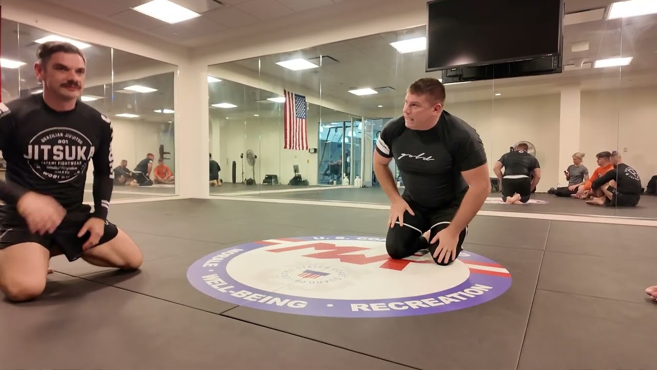 BJJ Instructional: Coach TJ with some Head Arm Chokes, DHS/USCG HQ BJJ Club