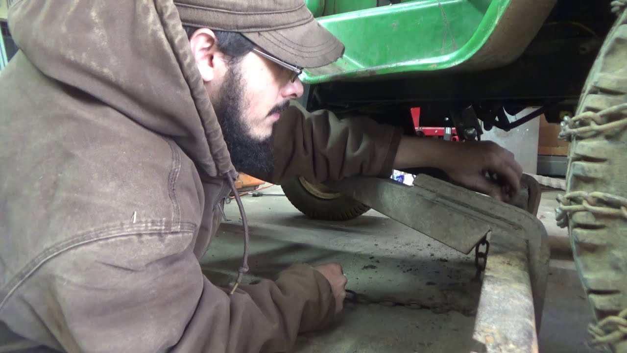 homemade mid mount grader blade for john deere 300 series pt.2