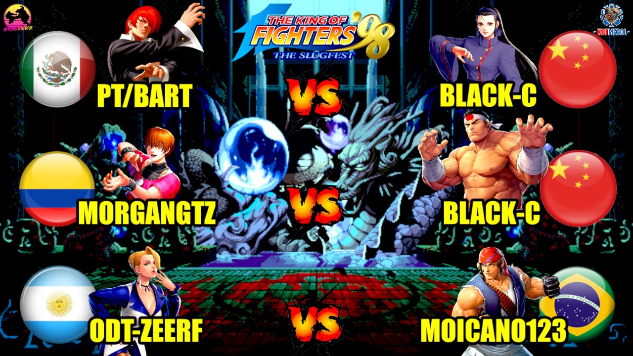 🔥KOF '98🔥BLACK-C🇨🇳🆚MORGANGTZ🇨🇴/BART🇲🇽🆚BLACK-C🇨🇳 REVANCHA/ODT-ZEERF🇦🇷🆚MOICANO123🇧🇷