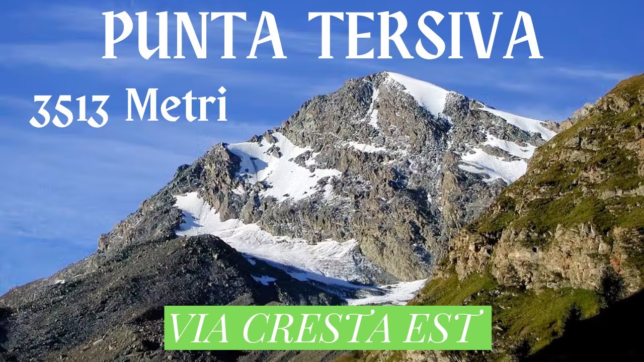 Punta Tersiva - 3513 mt - Via Cresta Est da Clavalité (AO) 4K