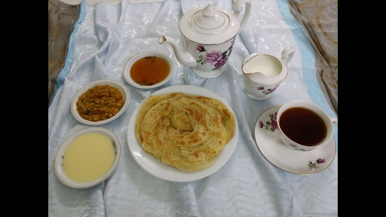 روتي شانا-روتي نام كينغ-عجينة مرطّبة في زيت وفليكي طبقات طرية-مطبخ جنوب تايلند وماليزيا | ROTI CHANA
