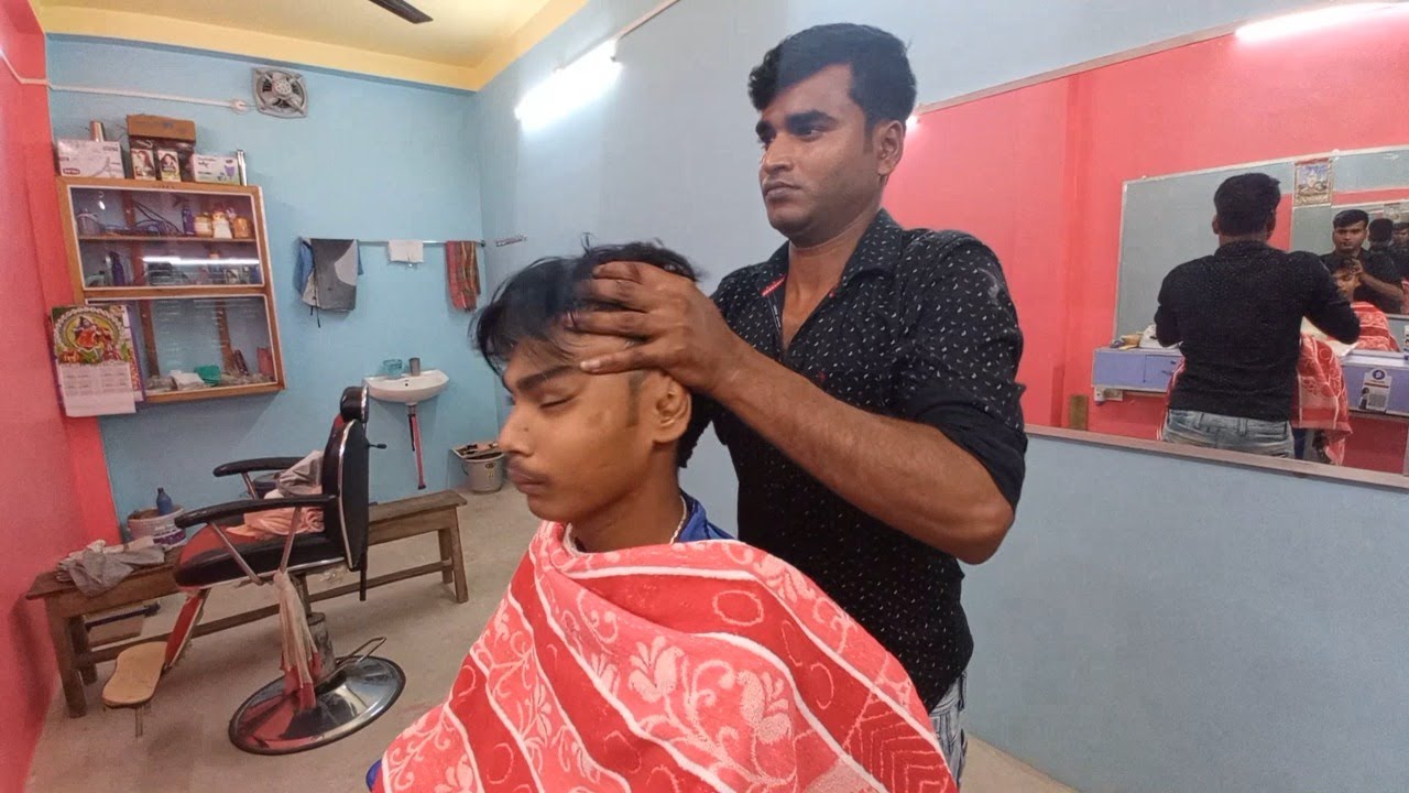 Indian Barber Head And Back Massage - By Master Rajen