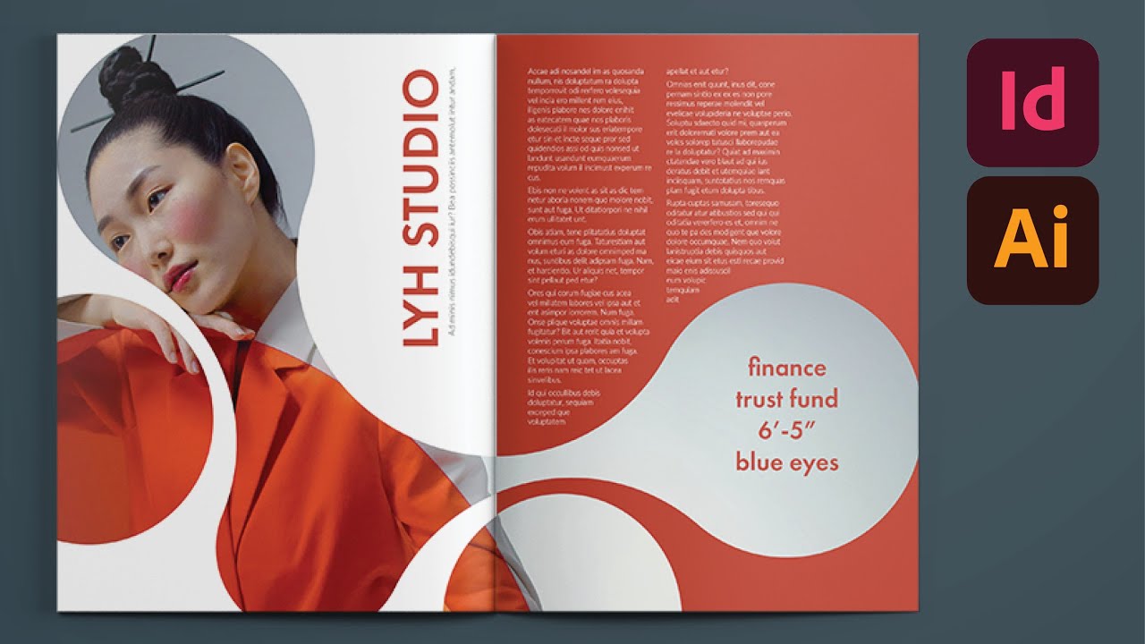Как создать этот макет с эластичной круговой обрезкой | Макеты InDesign, Эпизод 13