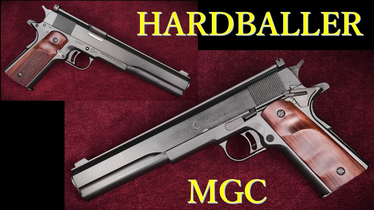 絶版MGC・HARDBALLER BLACK 【マグナ】：外観、重量・トリガープル・初速測定～試射結果（良好）