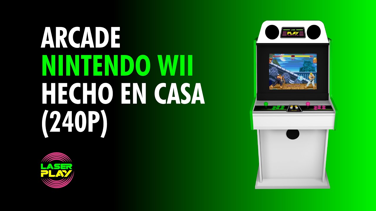 Arcade Nintendo Wii hecho en casa (240p)