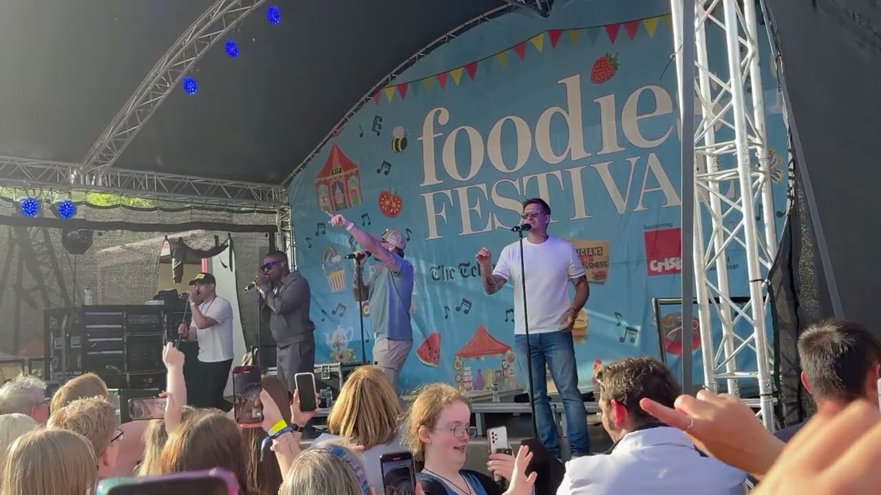 Blue live at Winchester Foodies Festival, Sunday 20th July 2025.