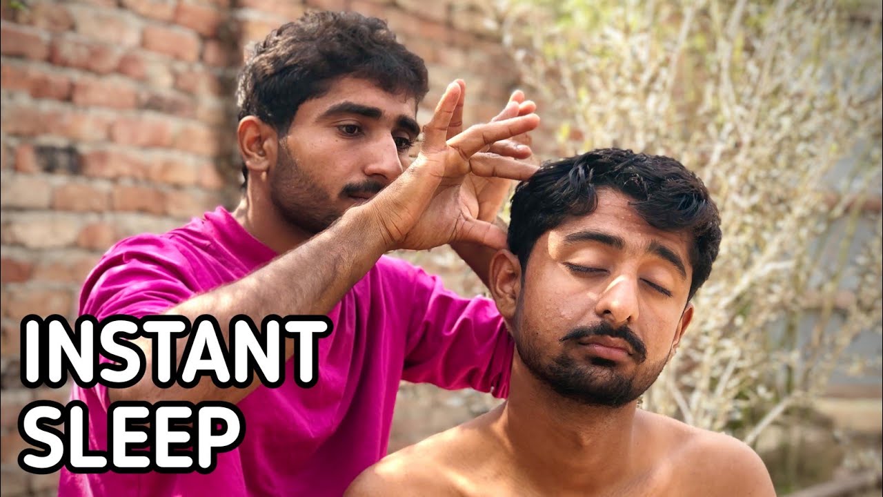 Fall Asleep Fast 😴 | Deep Head Massage ASMR | Stress Relief [ASMR UBAID]