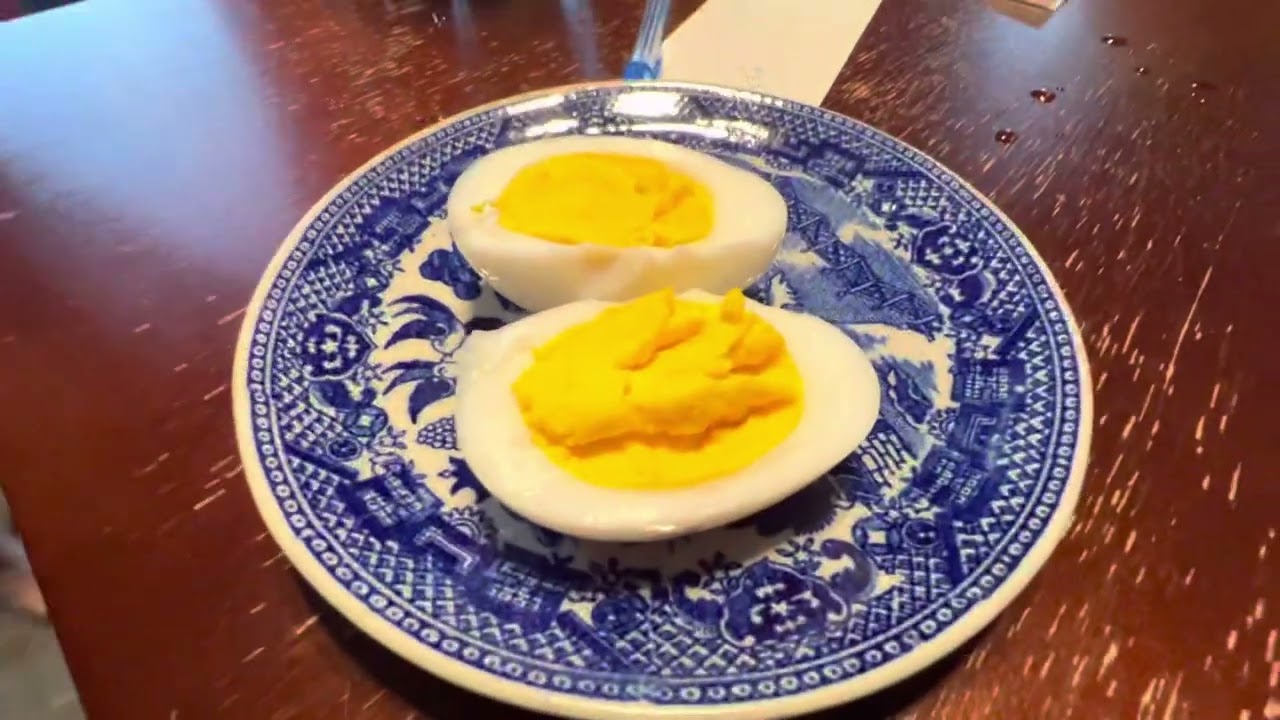 Perfectly boiled Duck Egg