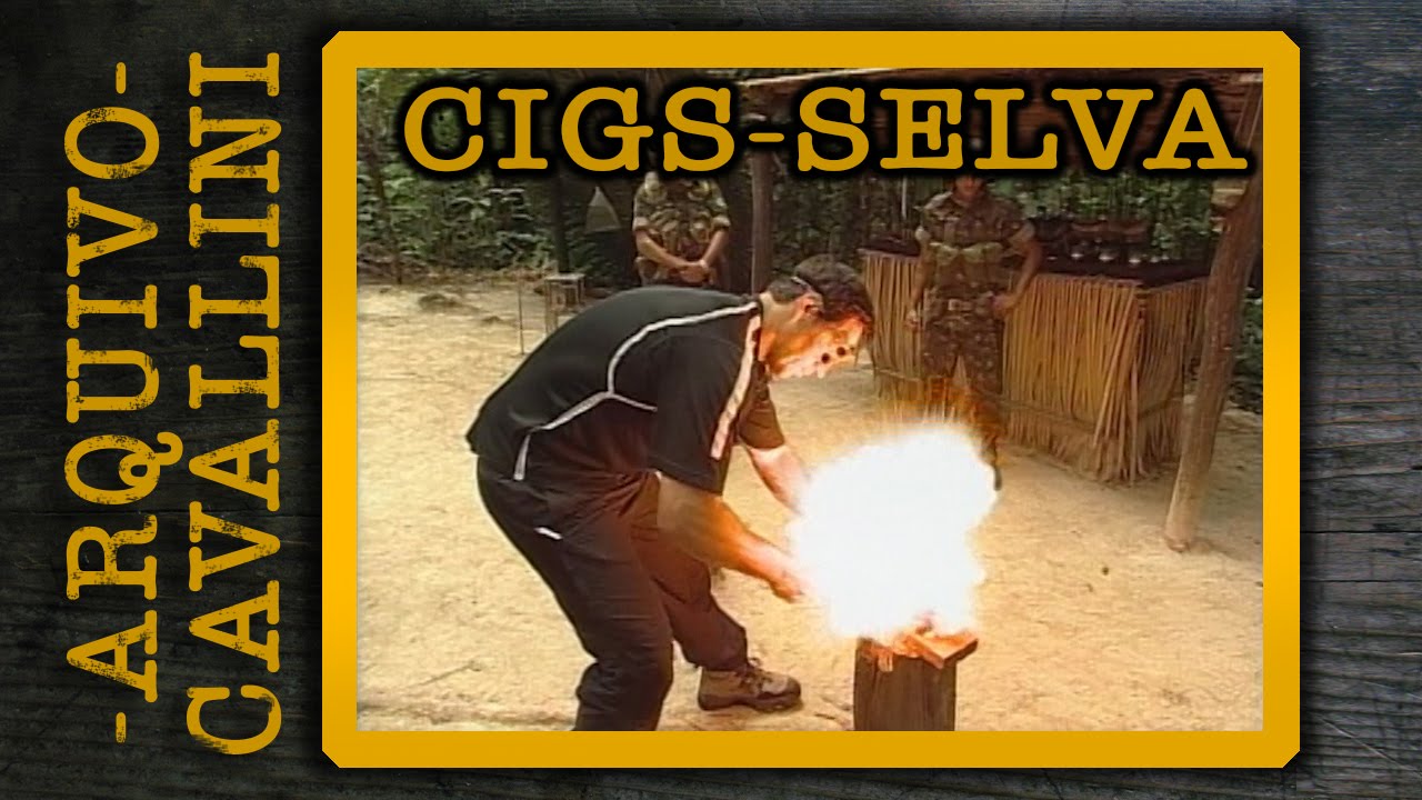 Treinamento no CIGS - Sobrevivência na Selva - ARQUIVO CELSO CAVALLINI