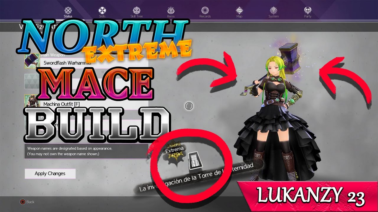 Sword Art Online Alicization Lycoris North Extreme Mace Build