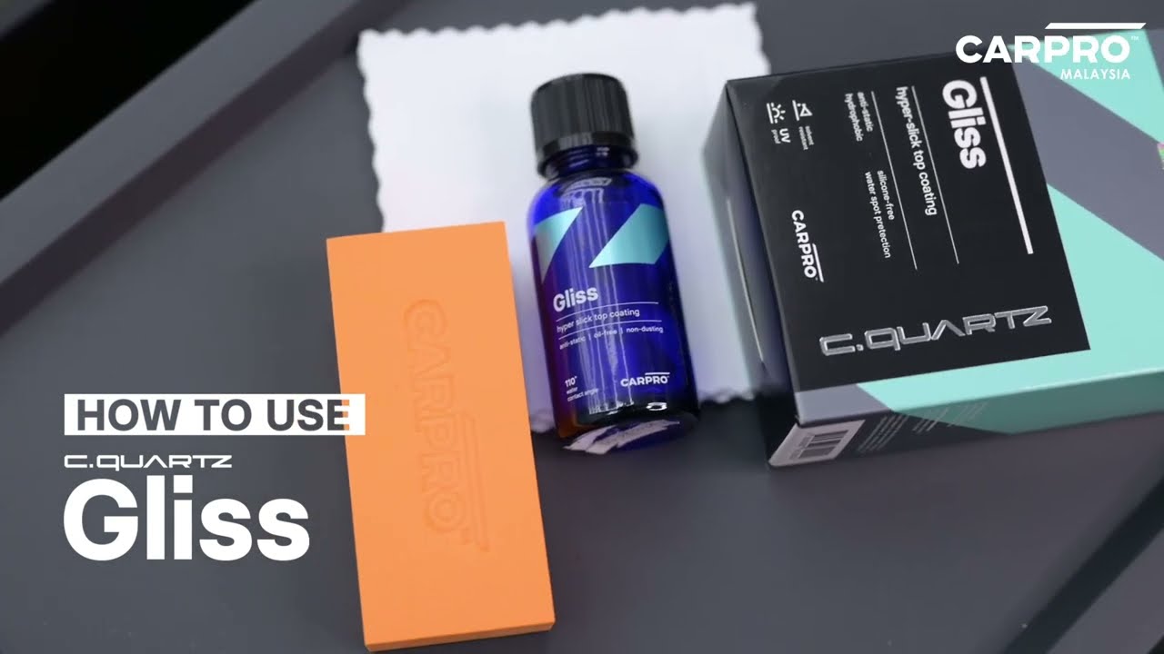 How To | CARPRO CQUARTZ Gliss